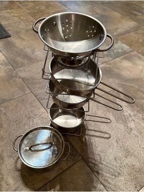 Melissa & Doug Stainless Steel Pots & Pans